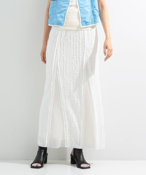 Ray BEAMS（レイ ビームス）カット ジャカード マーメイドスカート  