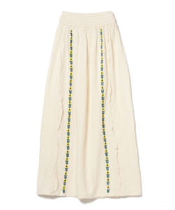 【5/15再値下げ】ELINA LEBESSI / GLYFADA SKIRT WITH EMBROIDERED FLOWERS