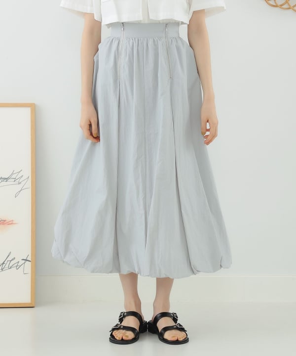 Ray BEAMS（レイ ビームス）バルーン ヘムギャザー スカート（スカート  