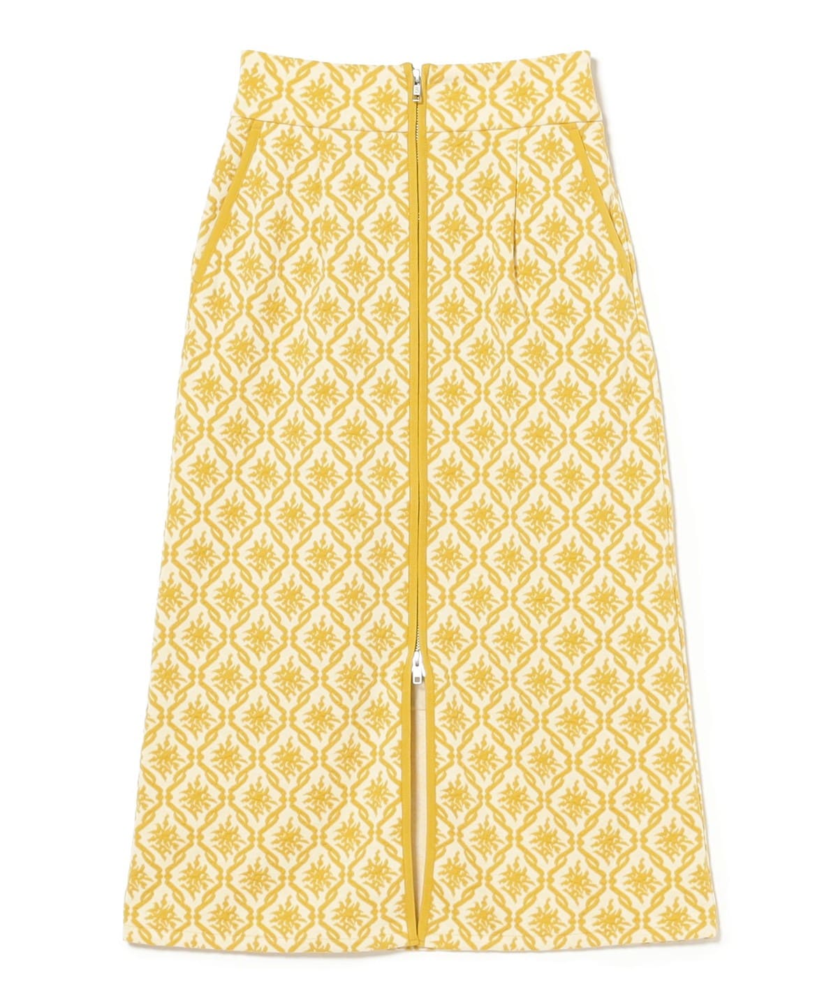 Ray BEAMS Ray BEAMS Front Zip Tight Skirt (Midi/Mi-length Ray BEAMS Ray BEAMS Front Zip Tight Skirt (Midi/Mi-length