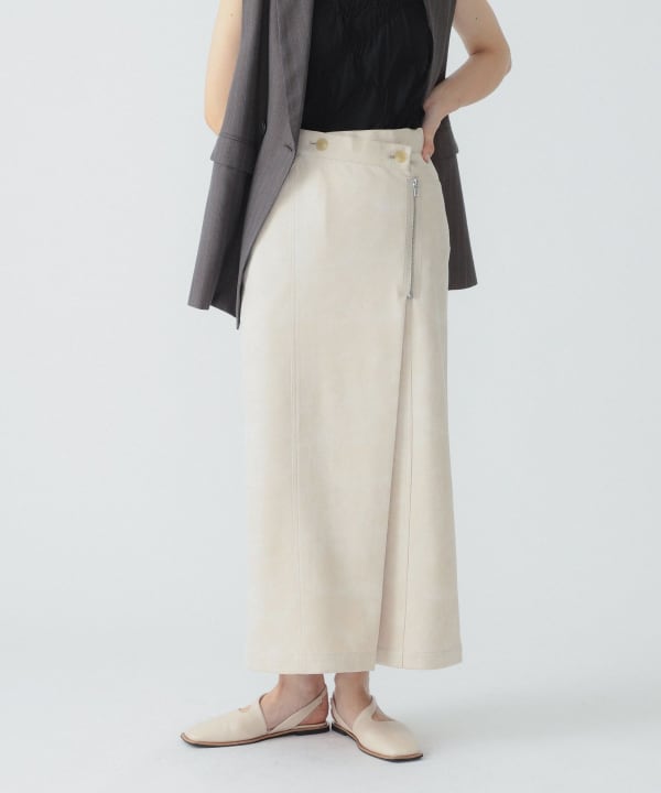 Ray BEAMS (Ray BEAMS) [New price reduction on 12/5] RBS / Asymmetrical wrap  tight skirt (skirt, midi/mi-long skirt) for sale | BEAMS