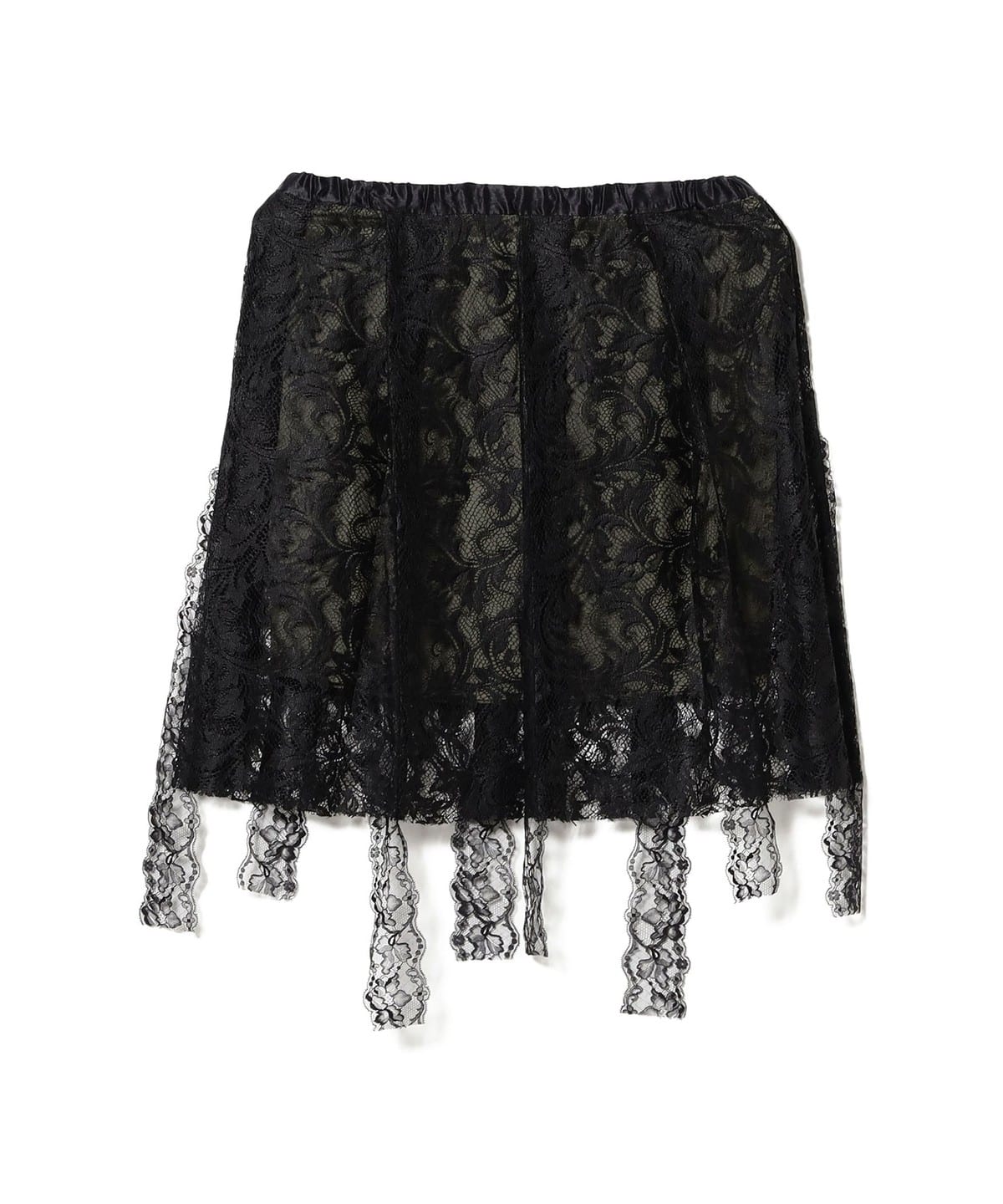 MUL PLA / Lace Skirt スカート WOMEN BLACK S MUL PLA / Lace Skirt スカート WOMEN BLACK S