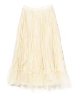 ▲○DREAM sister jane / Jolene Tulle Ruffle Midi Skirt