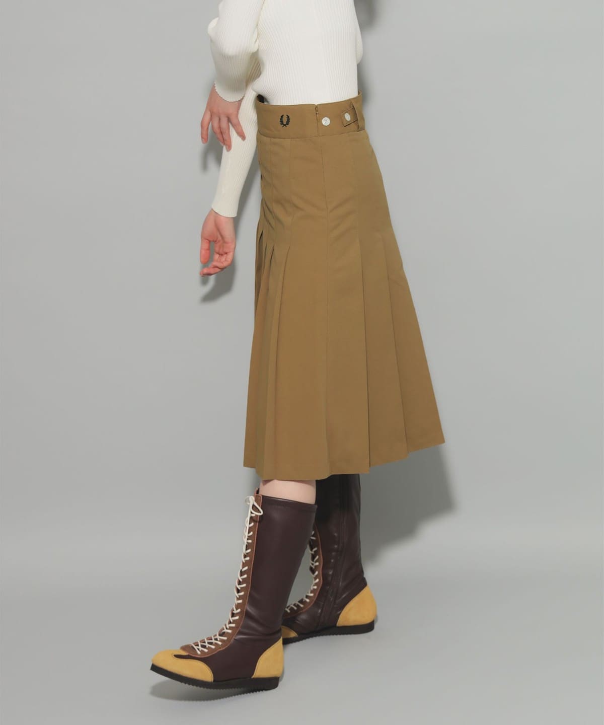 Ray BEAMS（レイ ビームス）【別注】FRED PERRY / Pleated Skirt