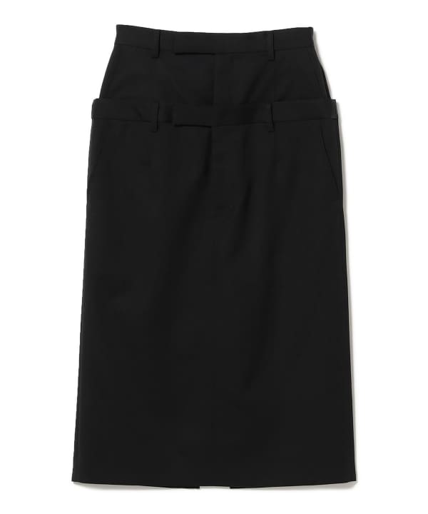 【新品タグ付】JOHNLAWRENCESULLIVAN WOMEN SKIRT Ray BEAMS（レイ ビームス）JOHN LAWRENCE SULLIVAN / Stacked Skirt