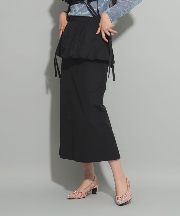 スカート Ray BEAMS / pile jacquard tight skirt Ray BEAMS / pile jacquard tight skirt