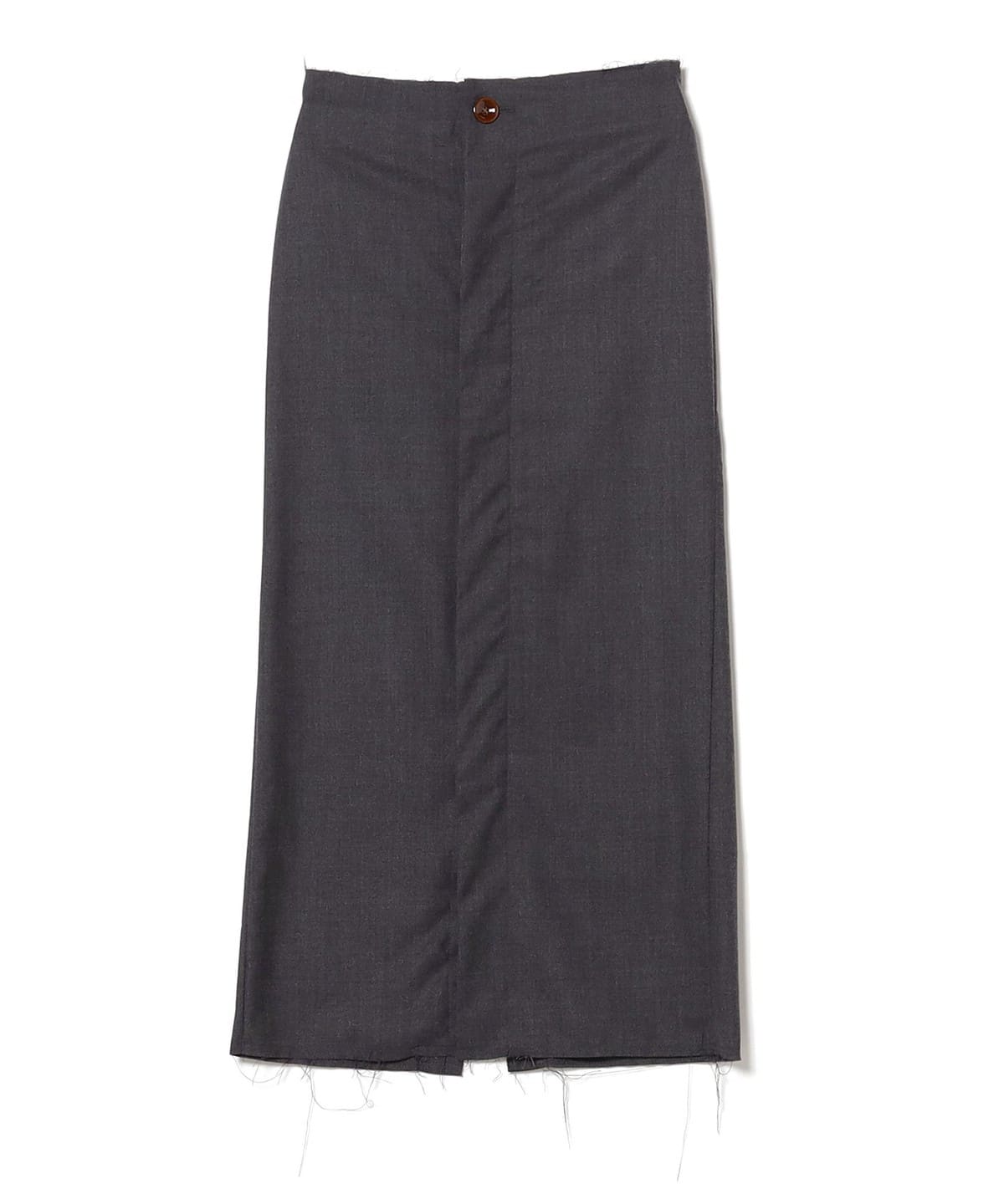 Uhr ウーア / Front Button Skirt スカート WOMEN CHARCOAL. GREY 36 Uhr ウーア / Front Button Skirt スカート WOMEN CHARCOAL. GREY 36