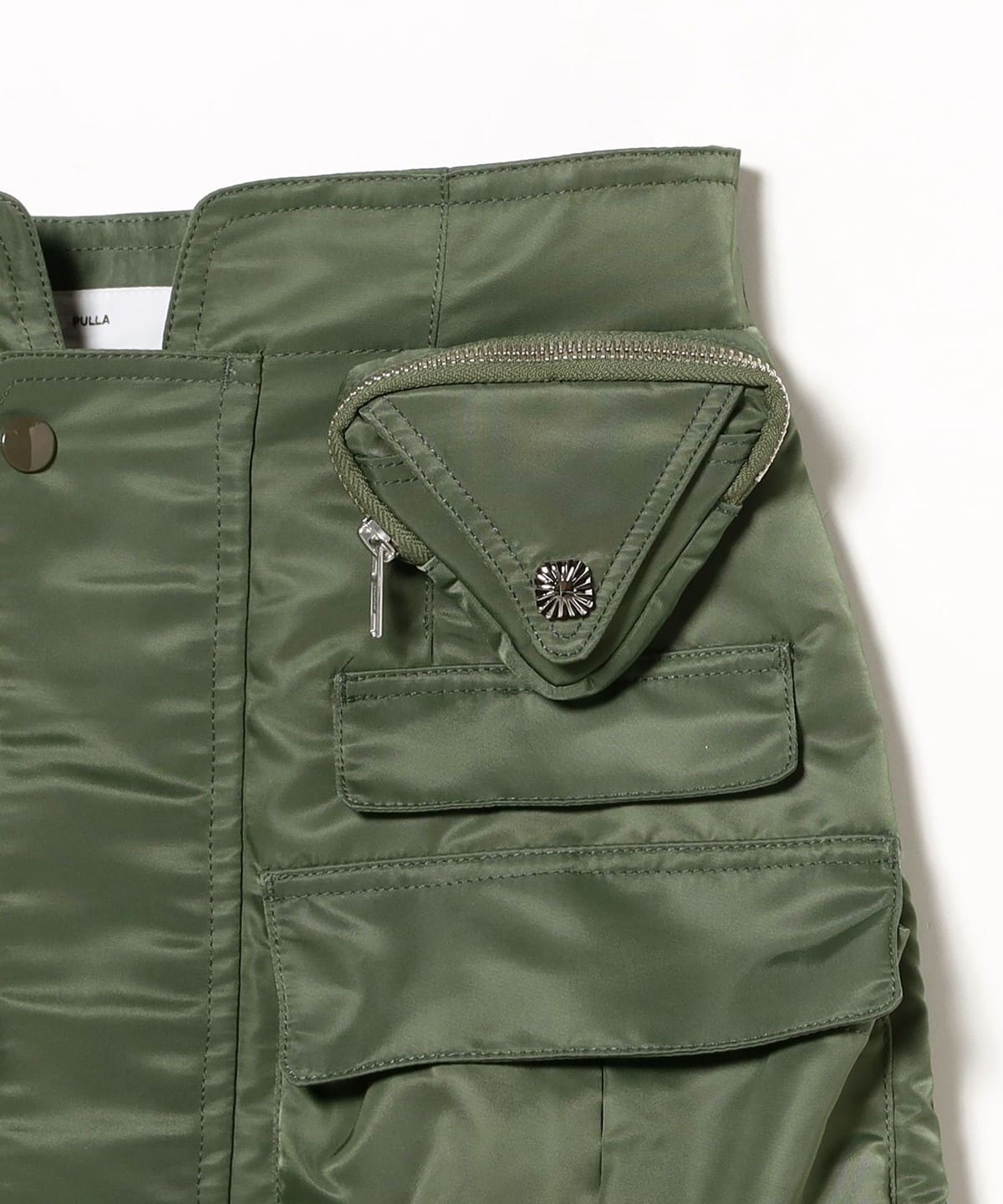 Ray BEAMS Ray BEAMS TOGA PULLA / NYLON TWILL MINI SKIRT Ray BEAMS Ray BEAMS TOGA PULLA / NYLON TWILL MINI SKIRT