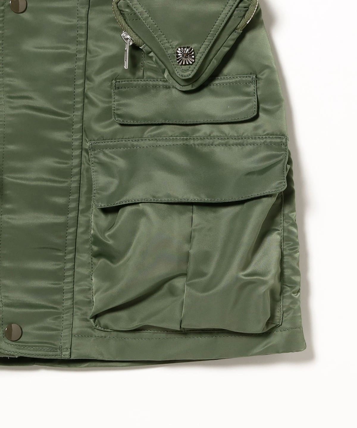 Ray BEAMS Ray BEAMS TOGA PULLA / NYLON TWILL MINI SKIRT Ray BEAMS Ray BEAMS TOGA PULLA / NYLON TWILL MINI SKIRT