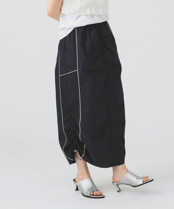 【新品未使用】Ray BEAMS ストライプ キリカエ トラックスカート Ray BEAMS（レイ ビームス）ストライプ キリカエ トラック