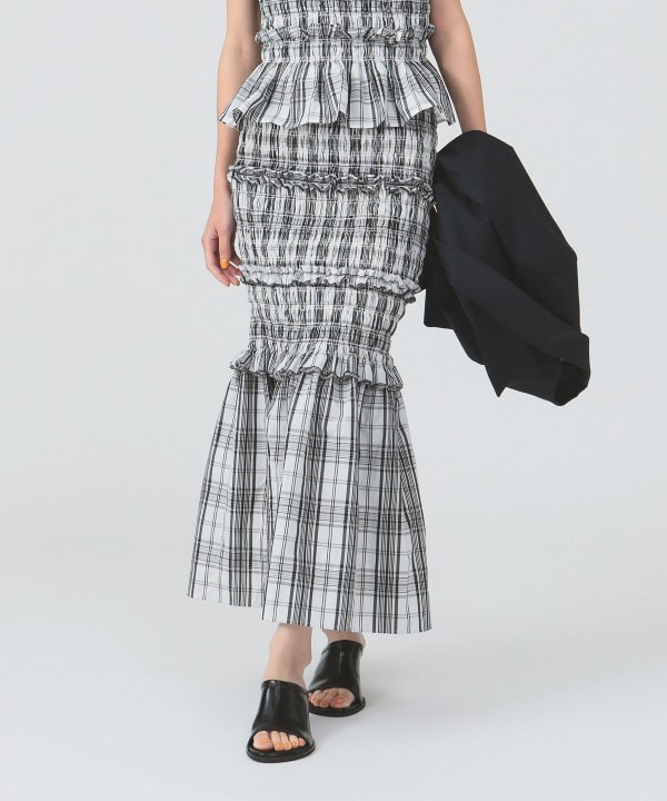 スカート Ray BEAMS / pile jacquard tight skirt Ray BEAMS / pile jacquard tight skirt