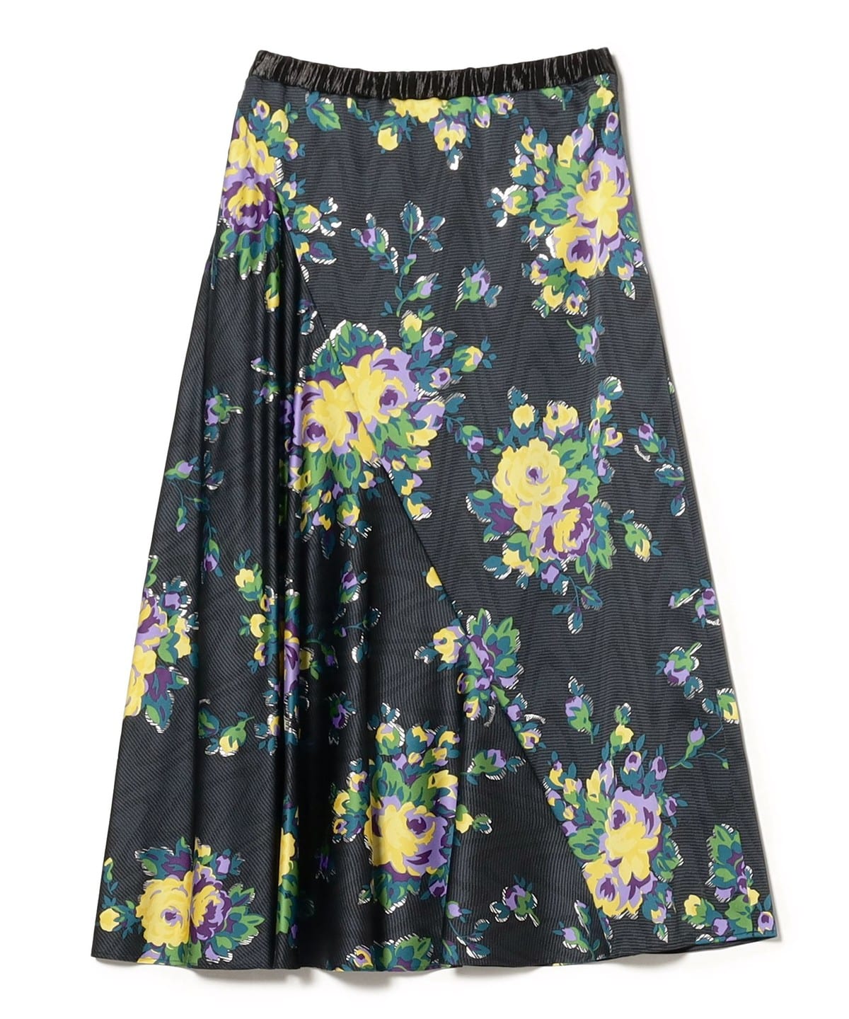 MUVEIL ミュベール / ローズ プリント スカート スカート WOMEN NAVY 38 MUVEIL ミュベール / ローズ プリント スカート スカート WOMEN NAVY 38