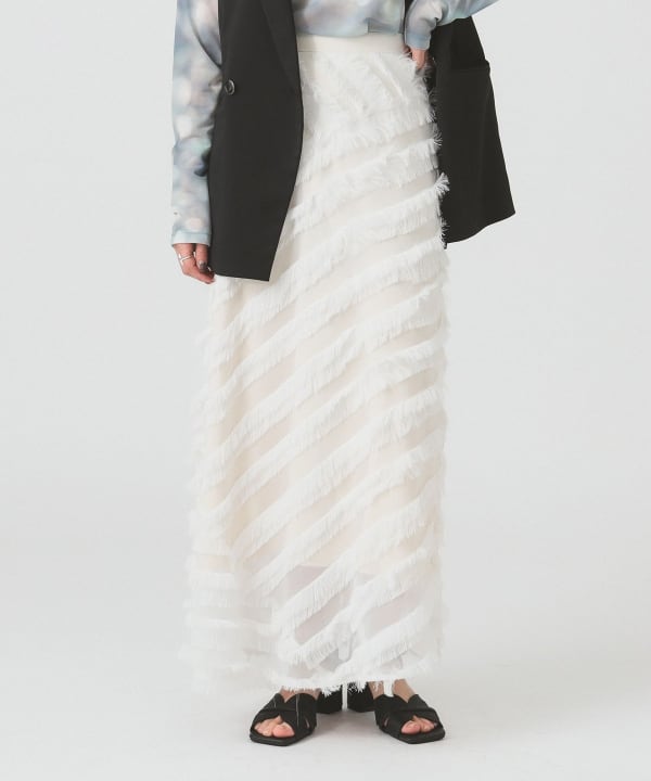 美品 BEAMS RBS ビームス ロング アシンメトリー プリーツ スカート 美品 BEAMS RBS ビームス ロング アシンメトリー プリーツ スカート