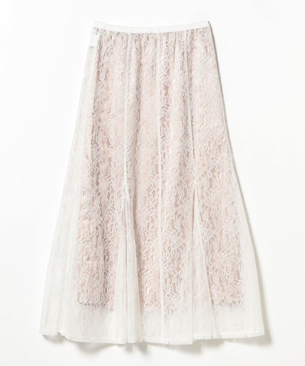 Ray BEAMS Ray BEAMS Time Sale] Lace 2way Mermaid Skirt