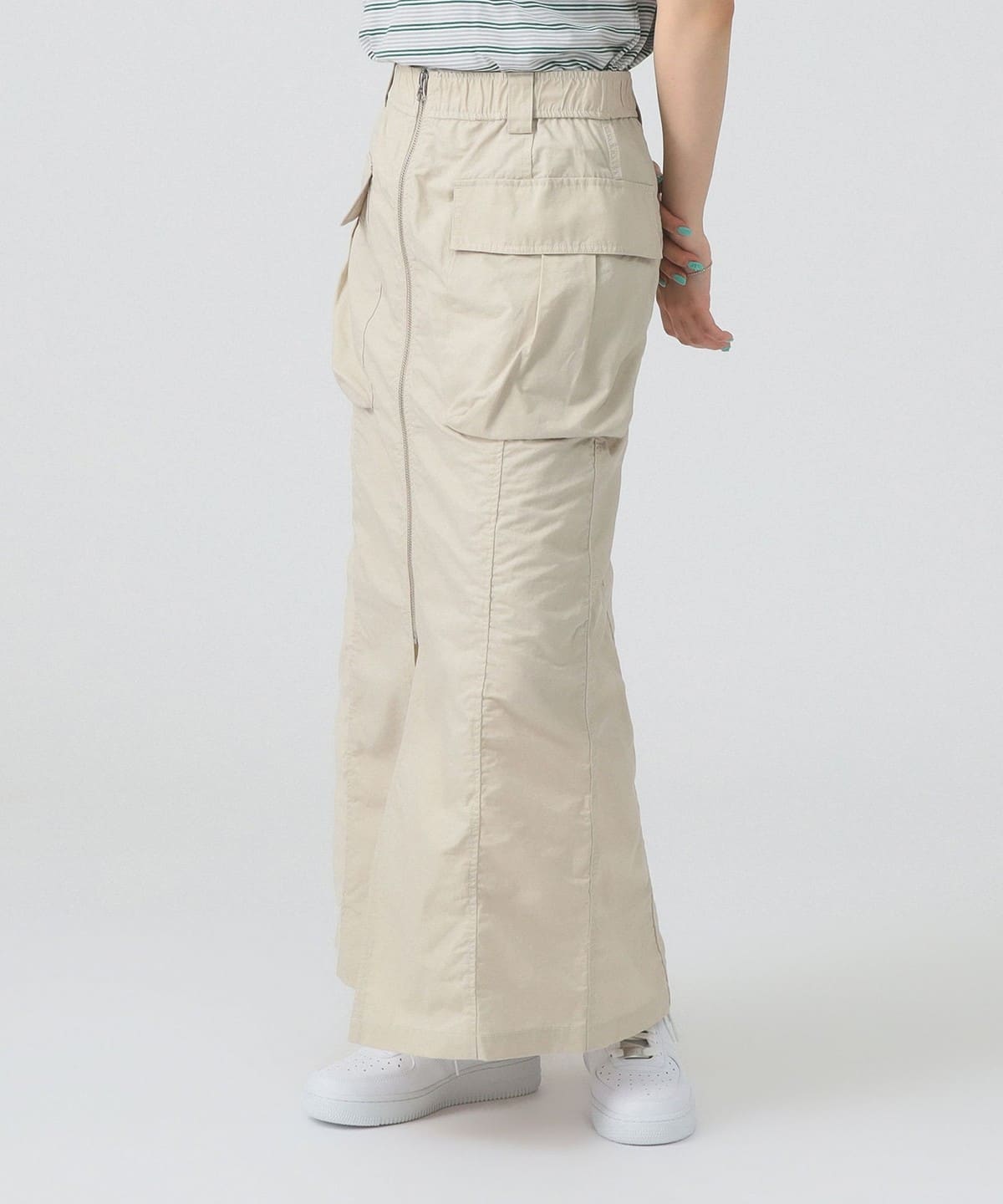フロント ジップ カーゴ タイトスカート スカート WOMEN IVORY 1 フロント ジップ カーゴ タイトスカート スカート WOMEN IVORY 1