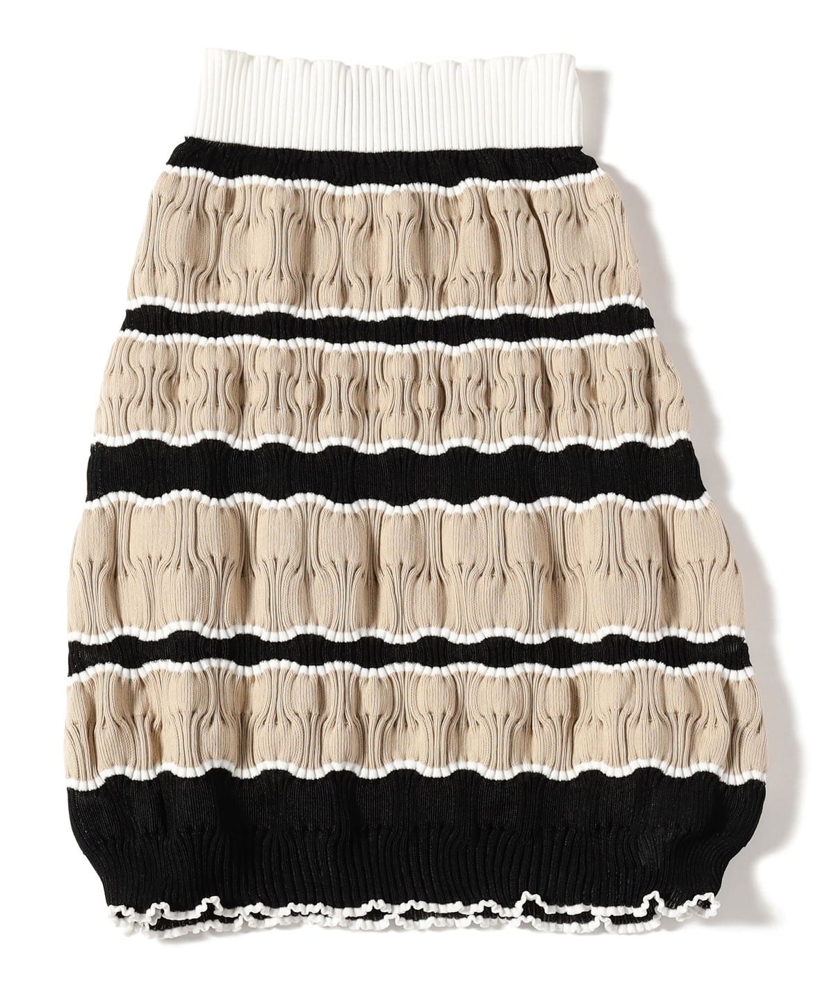 Nadia Wire / Striped Mini Skirt スカート WOMEN BLACK 1 Nadia Wire / Striped Mini Skirt スカート WOMEN BLACK 1