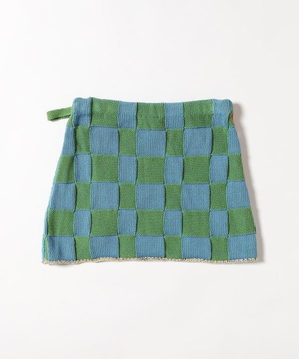YanYan / Check Wrap Mini Skirt
