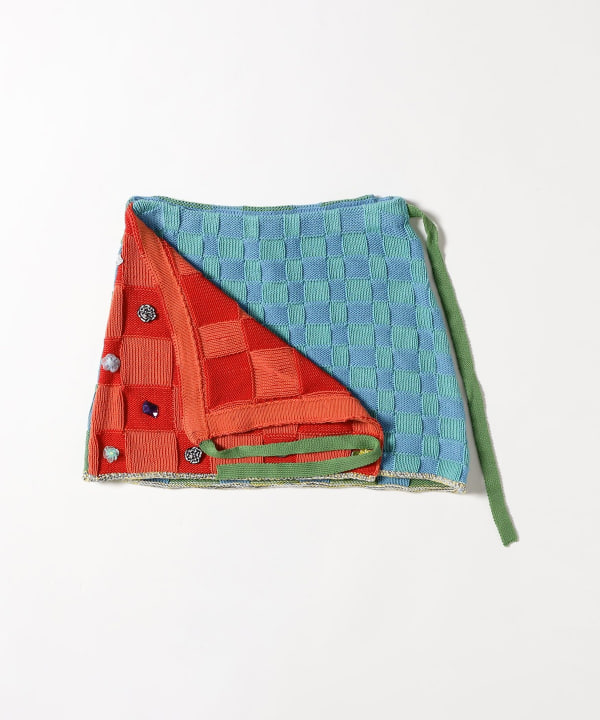 YanYan / Check Wrap Mini Skirt