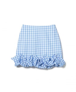 sister jane / Lavender Gingham Mini Skirt