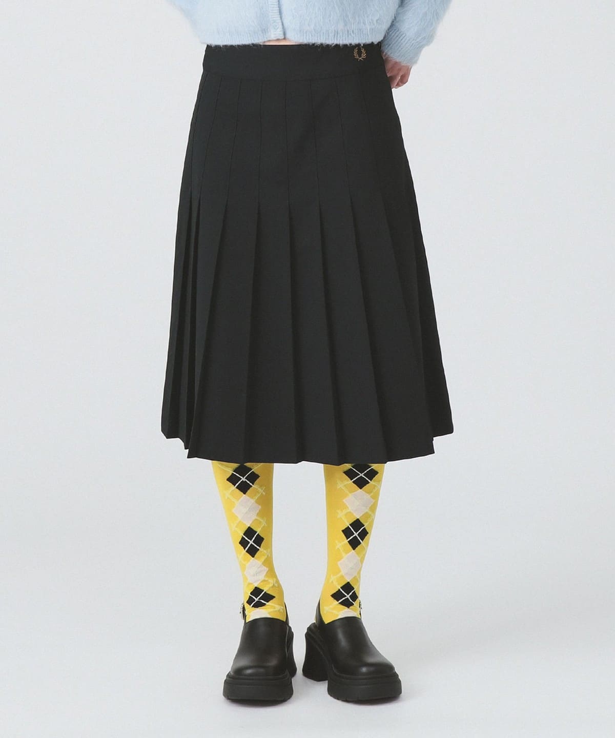 【別注】FRED PERRY フレッド ペリー / Tennis Pleats Skirt スカート WOMEN BLACK 8 【別注】FRED PERRY フレッド ペリー / Tennis Pleats Skirt スカート WOMEN BLACK 8
