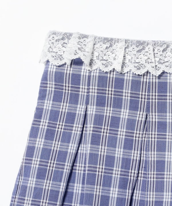 YUHAN WANG / Check Skirt