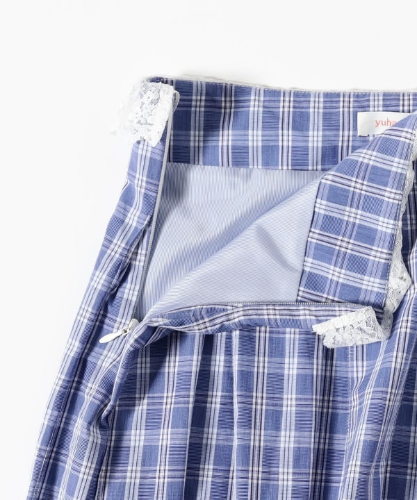 YUHAN WANG / Check Skirt