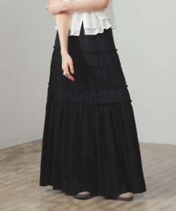 レース キリカエ ティアード スカート