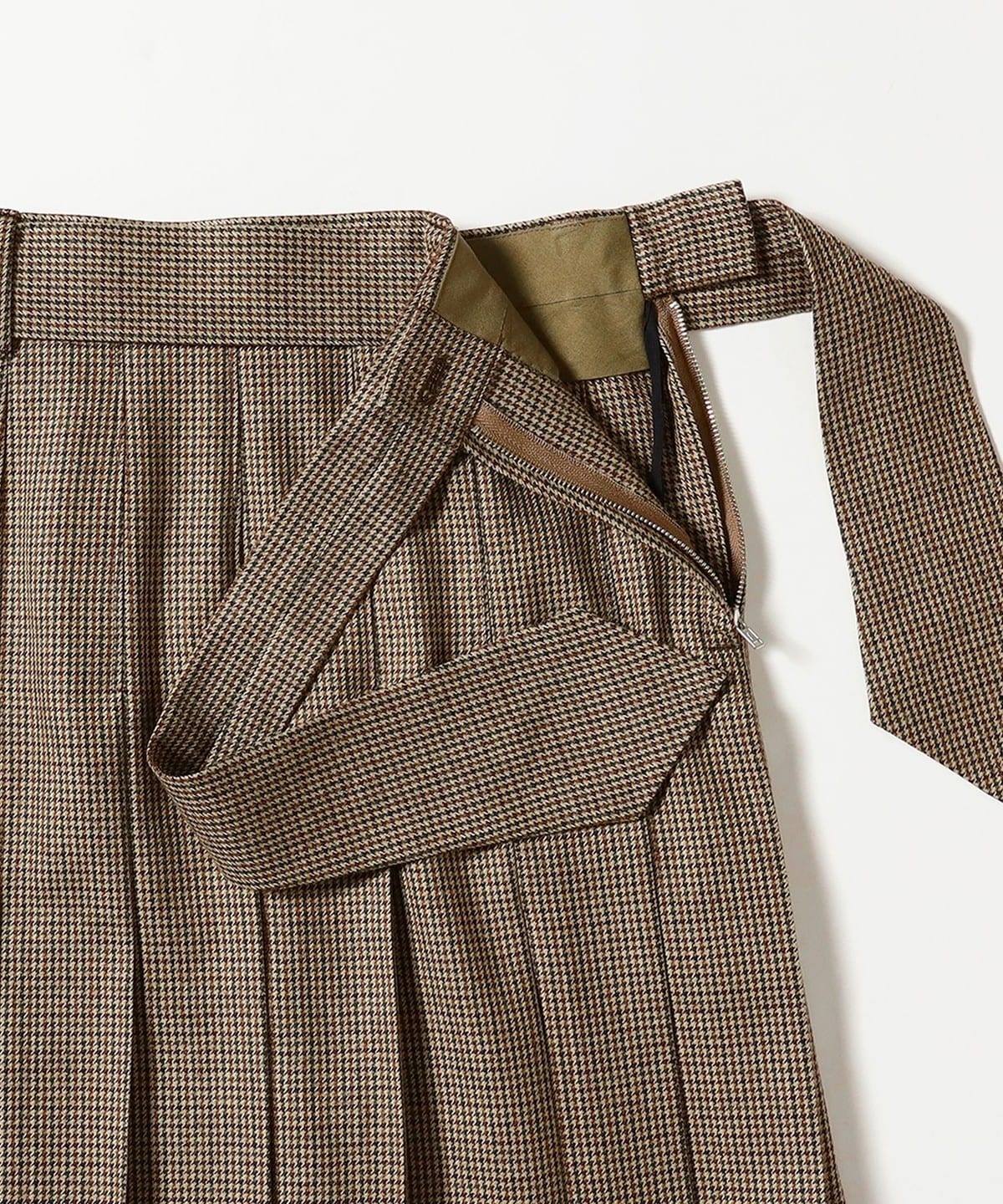 【TOGA】トーガ Wool check skirt プリーツ スカート Ray BEAMS(レイ ビームス)TOGA PULLA / WOOL CHECK SKIRT