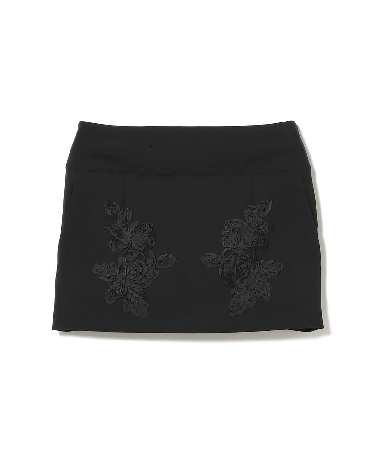 FUMIE=TANAKA フミエ タナカ / エンブロイダリー ミニ スカート スカート WOMEN BLACK 1 FUMIE=TANAKA フミエ タナカ / エンブロイダリー ミニ スカート スカート WOMEN BLACK 1
