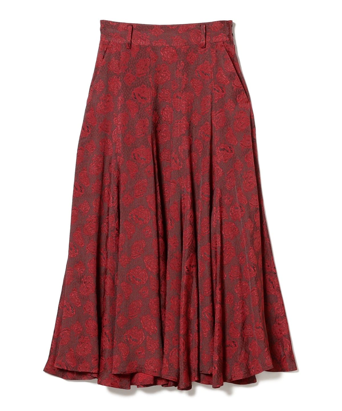 FUMIE＝TANAKA フミエ タナカ / フラワー ジャカード スカート スカート WOMEN RED 1