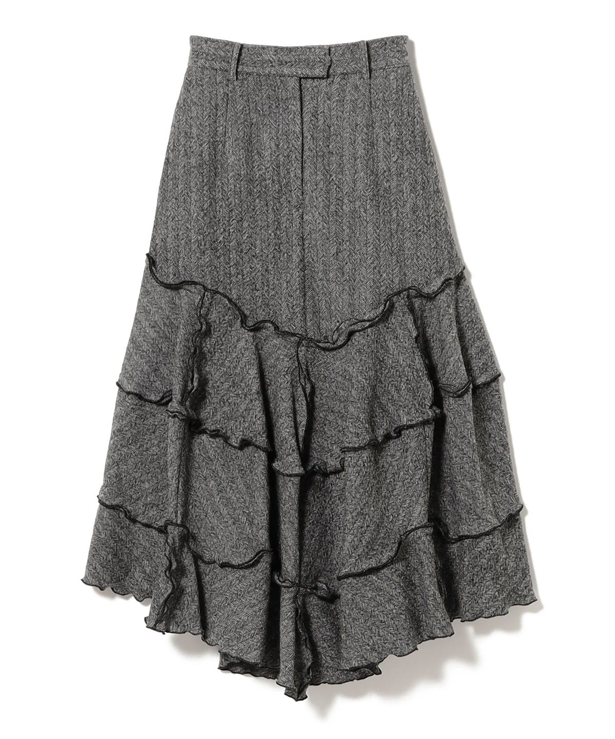 FUMIE＝TANAKA フミエ タナカ / フリル スカート スカート WOMEN GREY 1