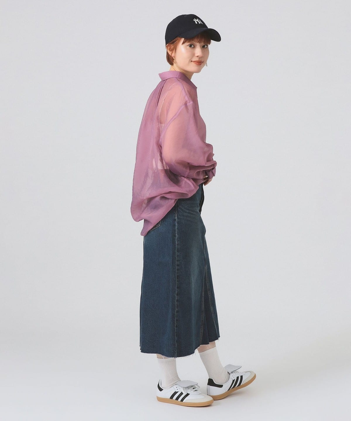 Rey✩.*˚様一枚40 Ray BEAMS（レイ ビームス）LEVI'S(R) / Aラインデニムスカート