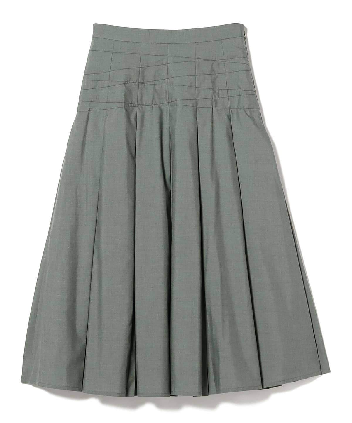 RBS アールビーエス / ボックス プリーツ ステッチ スカート スカート WOMEN GREY 0 RBS アールビーエス / ボックス プリーツ ステッチ スカート スカート WOMEN GREY 0