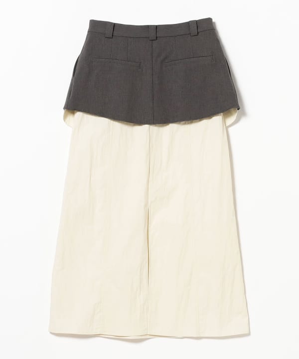 BEAMS lesbriquabraque スカート　異素材　変形　itimi BEAMS lesbriquabraque スカート 異素材 変形 itimi
