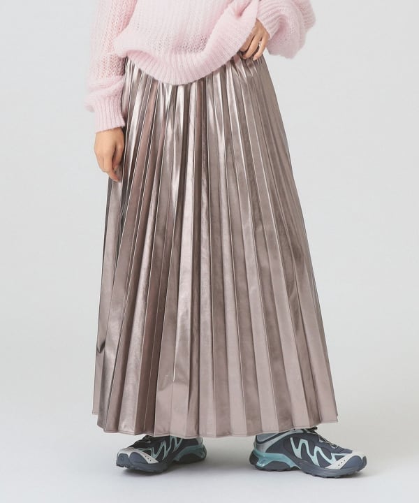 Ray BEAMS（レイ ビームス）メタリックプリーツスカート（スカート