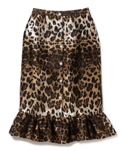 sister jane / Leopard Jacquard Skirt