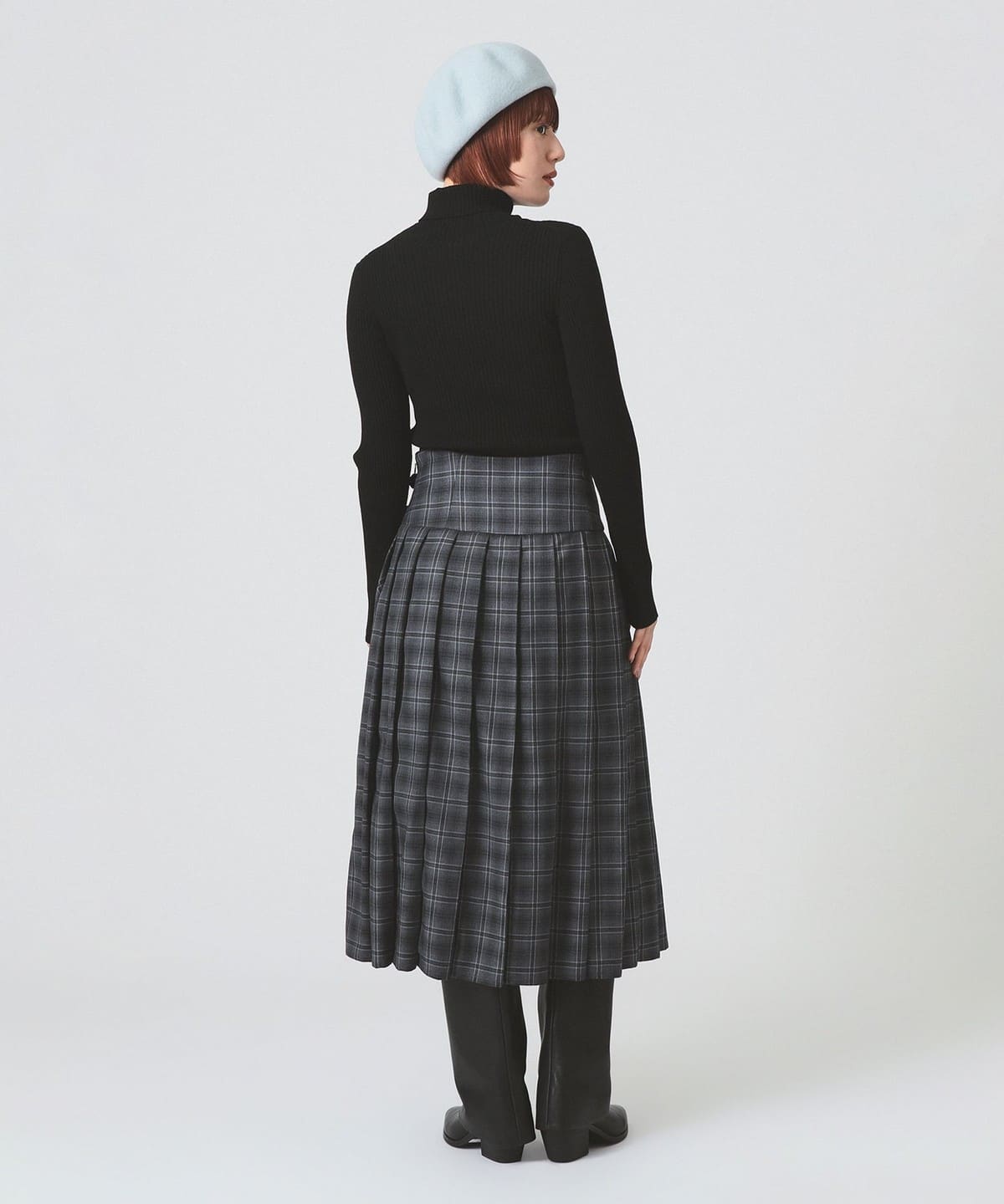 あ*☻様 【美品】Ray BEAMS チェック切り替えキルトスカート Ray BEAMS（レイビームス）の「チェック 切り替え キルト