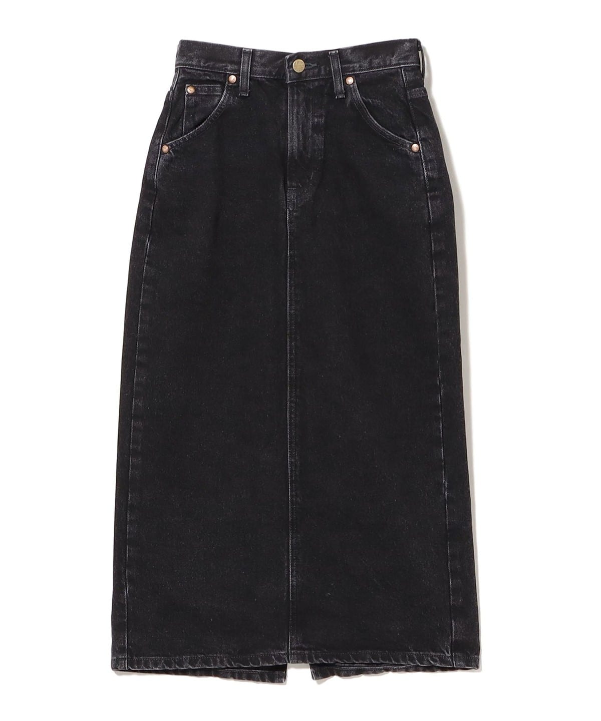 専用　Lee × Ray BEAMS / 別注　ブラックデニムサロペットスカート Ray BEAMS（レイ ビームス）Lee / STANDARD WARDROBE SKIRT（スカート