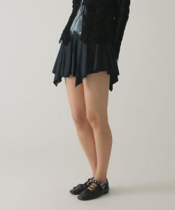 イレギュラー ヘム ミニスカート