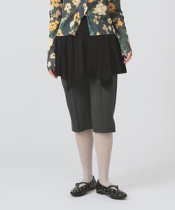 イレギュラー ヘム ミニスカート