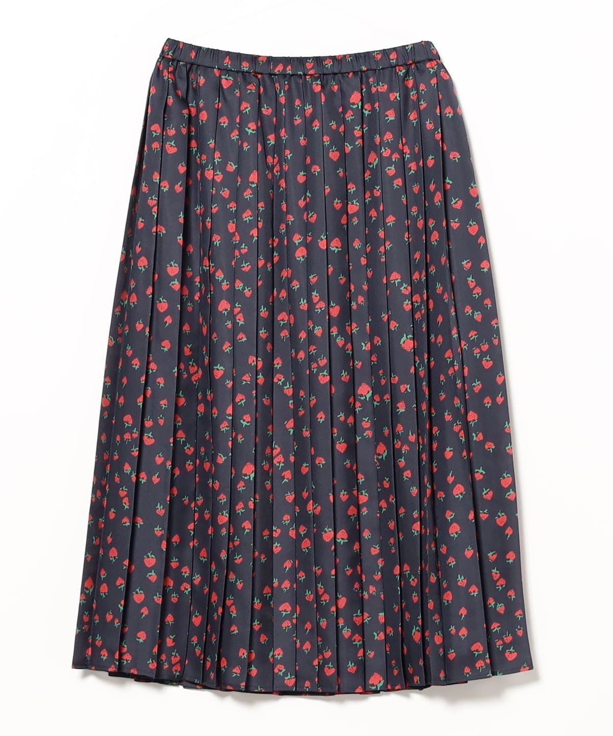 Agumo プリーツスカート 赤黒 38S AZUL BY MOUSSY | ボックスプリーツスカート (スカート(ロング