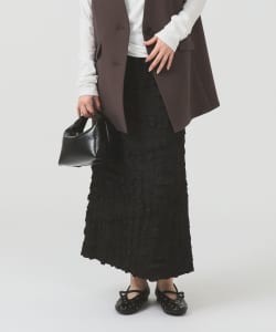 ストレッチ ジャカード タイト スカート