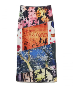 P.A.M / PHOTO SPIRAL SKIRT - JOSHUA GORDON