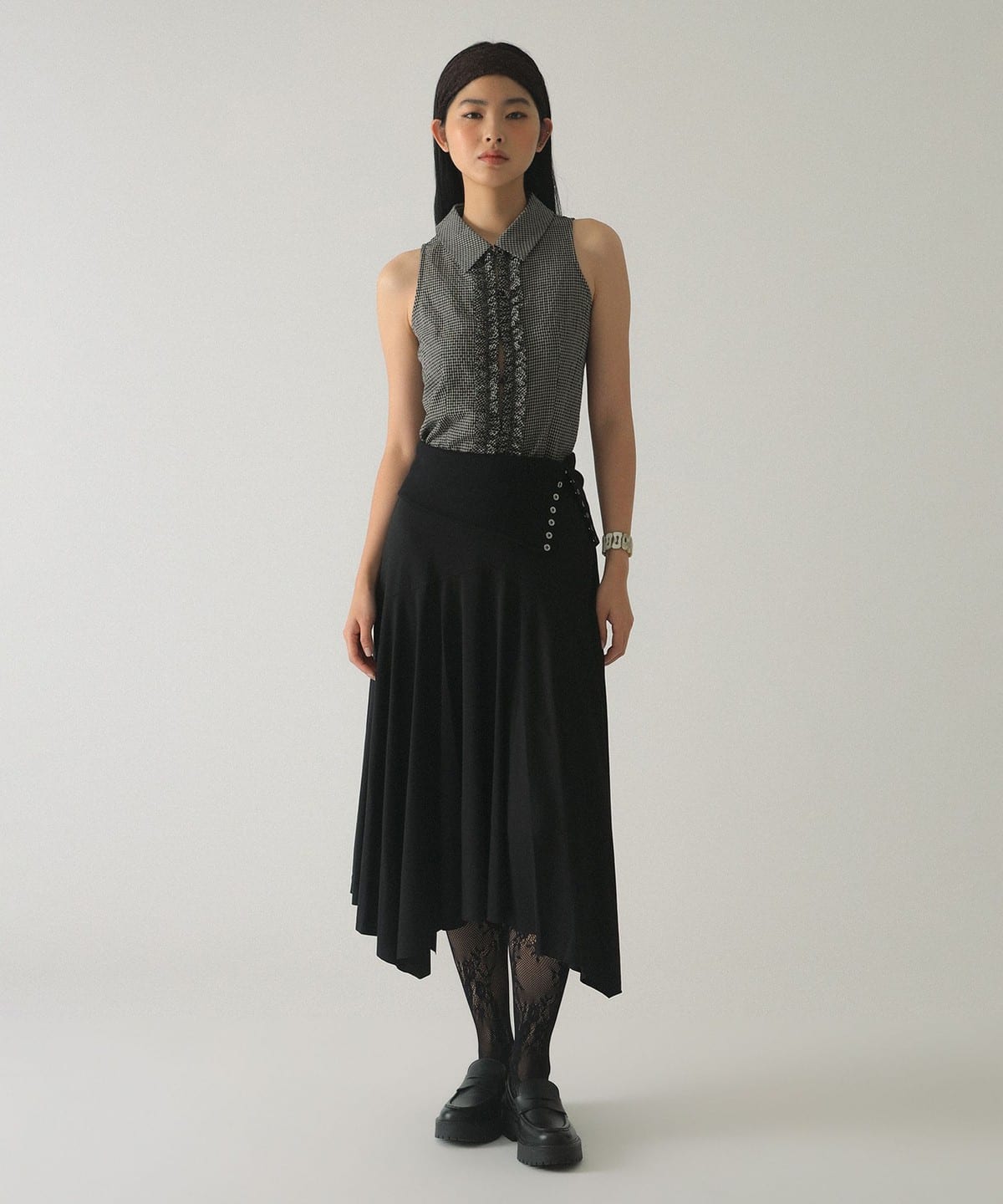 【新品未使用】Ray BEAMS イレギュラーヘムカット スカート Ray BEAMS（レイ ビームス）イレギュラー ヘム カット スカート