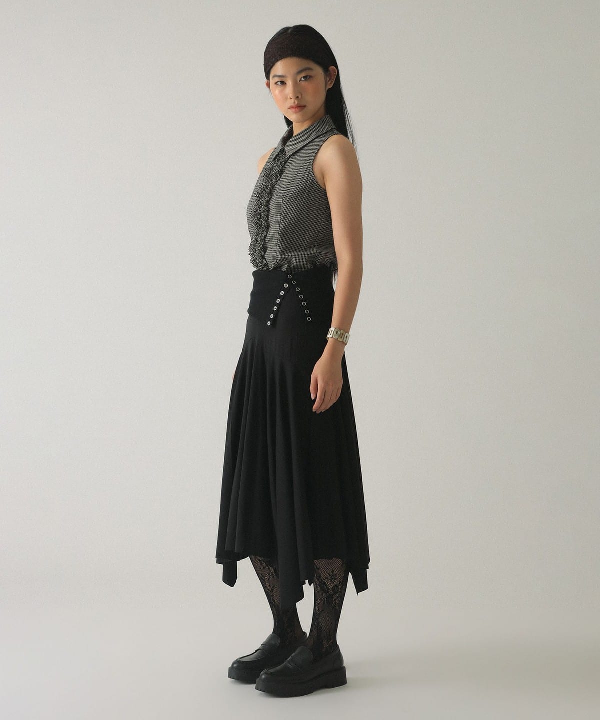 【新品未使用】Ray BEAMS イレギュラーヘムカット スカート Ray BEAMS（レイ ビームス）イレギュラー ヘム カット スカート