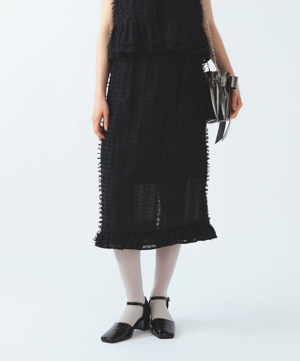 Ray BEAMS（レイ ビームス）【ショップ限定商品】フリンジ フリルヘム