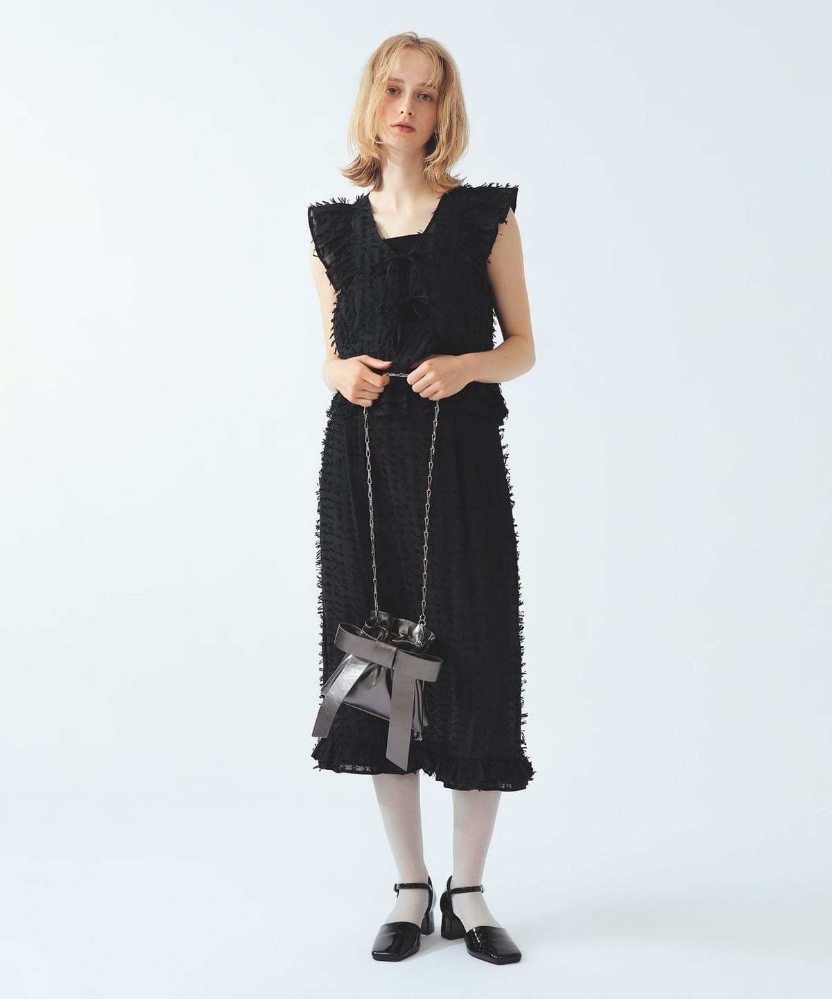 Ray BEAMS（レイ ビームス）【ショップ限定商品】フリンジ フリルヘム