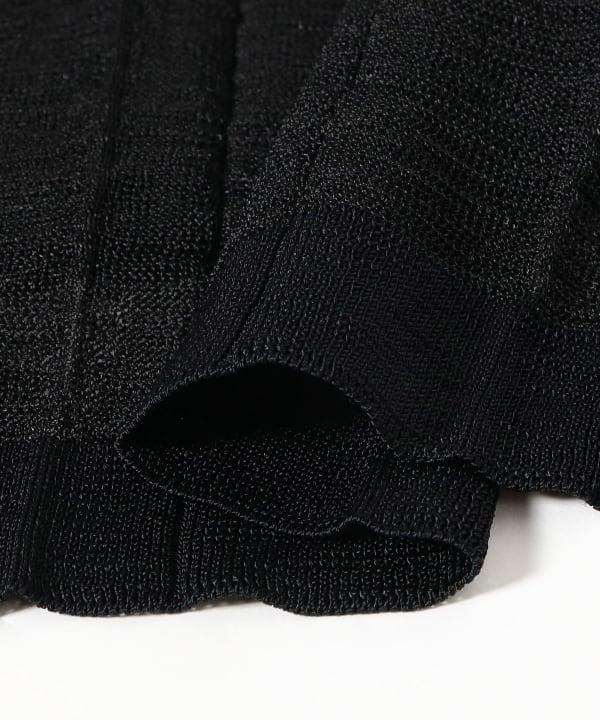 boussole / 14G Full Needle Pin-out Sheer Pleated Skirt