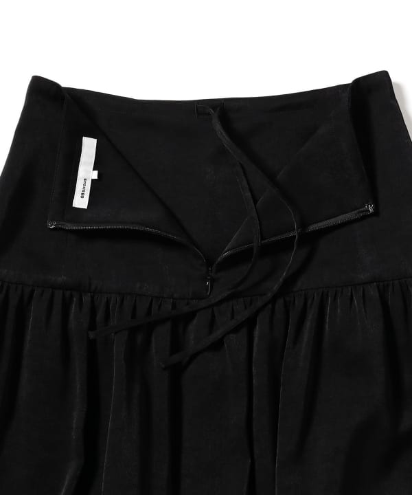 08sircus / Suede balloon skirt