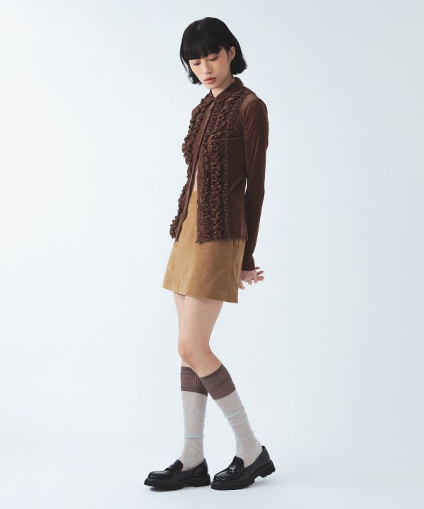 コーデュロイ ミニ スカート